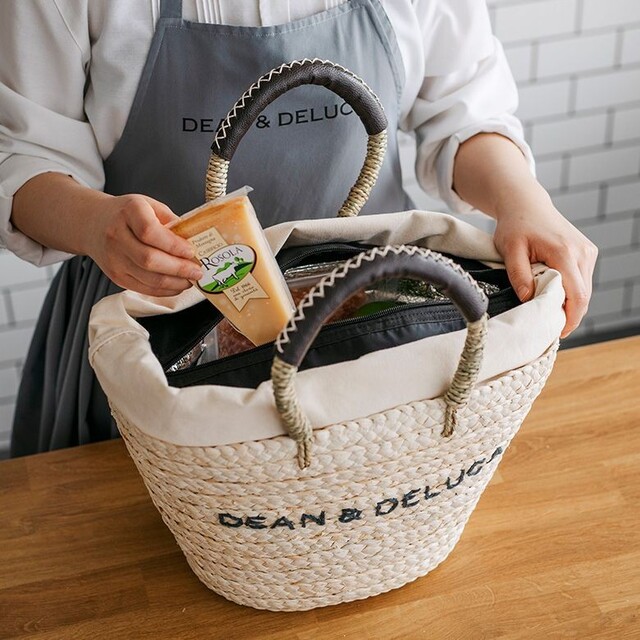 DEAN & DELUCA - DEAN&DELUCA × BEAMS COUTURE 保冷カゴバッグ 大の