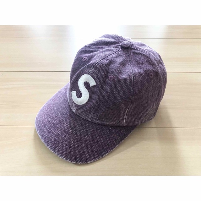 SUPREMEシュプリーム S LOGO 6-PANELキャップ パープル