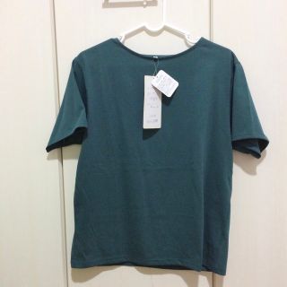 シマムラ(しまむら)の半袖シンプルTシャツ♡ダークグリーン♡濃緑♡しまむら(Tシャツ(半袖/袖なし))