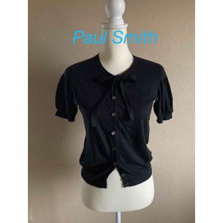 ポールスミス(Paul Smith)の美品( ^ω^ )ボウタイ付き　PaulSmith半袖カーディガン(カーディガン)