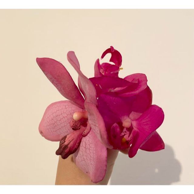 ピンク系 アーティフィシャルフラワー 造花 まとめ売り ピック ハンドメイドのフラワー/ガーデン(その他)の商品写真
