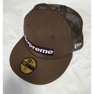 シュプリーム BOX LOGO MESH BACK  ネイビー 7 1/8