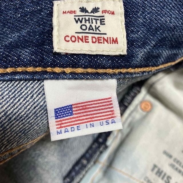 LEVI'S 505TM米国製 デニム w33  WHITE OAK 革パッチ 6