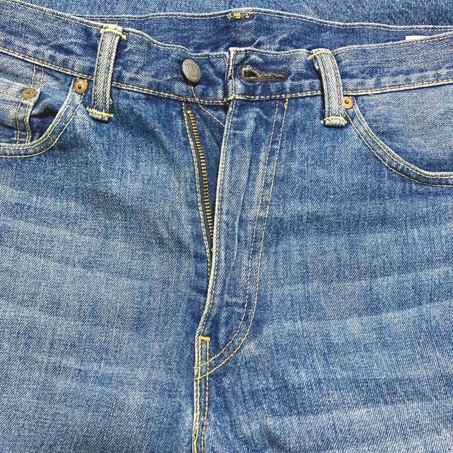 LEVI'S 505TM米国製 デニム w33  WHITE OAK 革パッチ 2