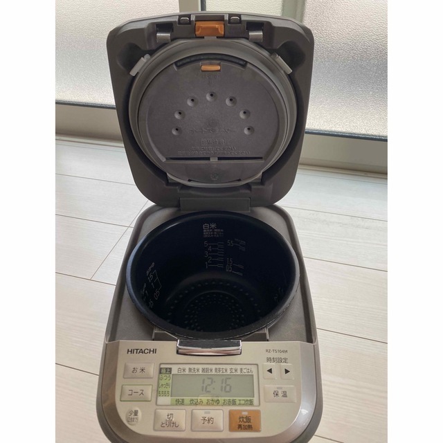 日立ふっくら御膳 炊飯器 RZ-TS104M 5合炊き - 炊飯器
