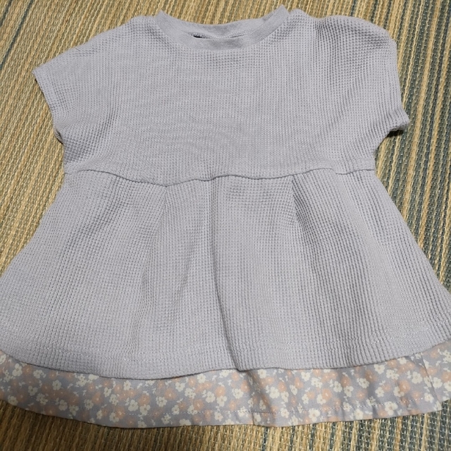 【apres les cours】ぺプラムTシャツ キッズ/ベビー/マタニティのキッズ服女の子用(90cm~)(Tシャツ/カットソー)の商品写真