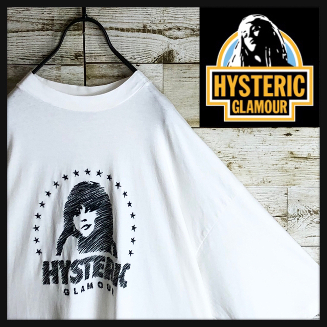 HYSTERIC GLAMOUR Tシャツ ヒスガール 刺繍 ウイスキーラベル