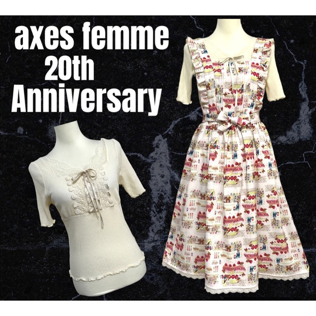 【axes femme】20th Anniversary コラボ　ワンピース