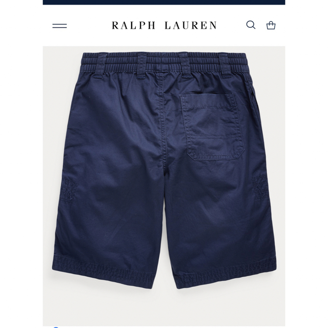 POLO RALPH LAUREN(ポロラルフローレン)のハル様専用コットンツイル ドローストリング ショーツ キッズ/ベビー/マタニティのキッズ服男の子用(90cm~)(パンツ/スパッツ)の商品写真