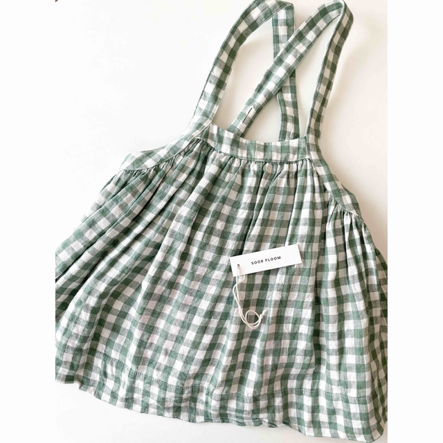 スカートsoor ploom  Eloise pinfore gingham