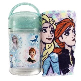 アナトユキノジョオウ(アナと雪の女王)の【新品】アナ雪 抗菌ケース付きおしぼり(弁当用品)