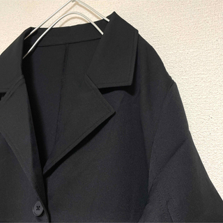 【新品未使用品】スリットスリーブ5分袖ショートジャケット アウター シャツ