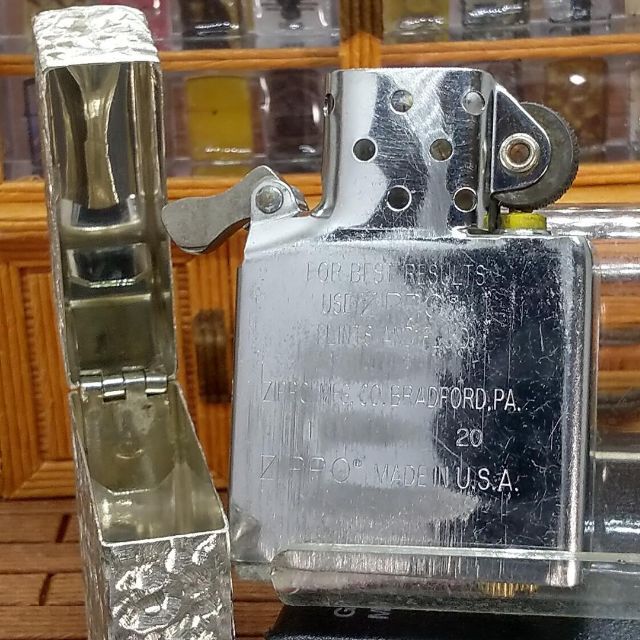 №1473 ZIPPO スターリングシルバー 1941レプリカ ハンマートーン調