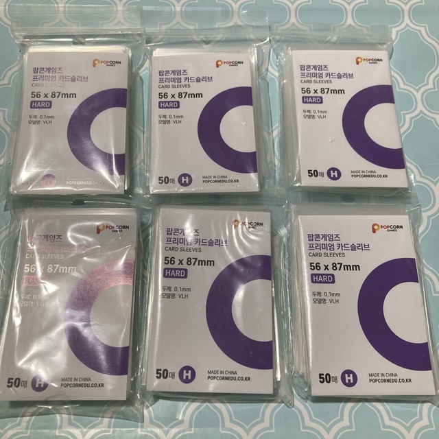 POPCORN カードスリーブ韓国56✕87mm 通販