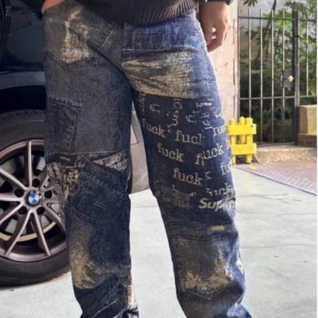 Archive Denim Jacquard Regular Jean 34 - デニム/ジーンズ