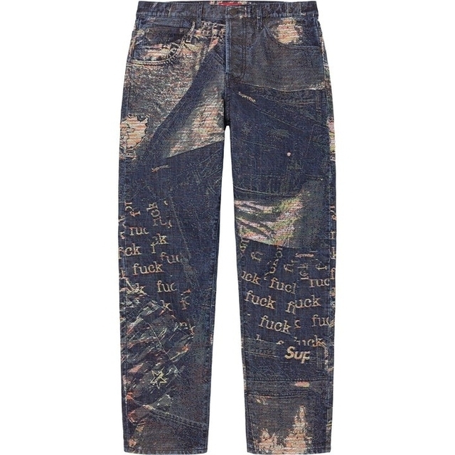 Supreme - Archive Denim Jacquard Regular Jean 34の通販 by N's shop