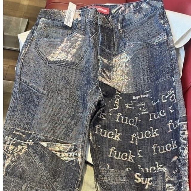 Supreme   Archive Denim Jacquard Regular Jean の通販 by N's shop