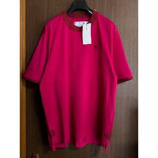 サカイ(sacai)の4新品 sacai サカイ メンズ  ロゴ パッチ ジップ Tシャツ 半袖(Tシャツ/カットソー(半袖/袖なし))