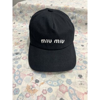 miumiu - 大感謝　セール中⚠️MIUMIU キャップ   帽子 黒