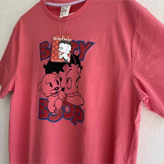 Betty Boop - 希少【L】アメリカン ベティブープ半袖チュニックTシャツ