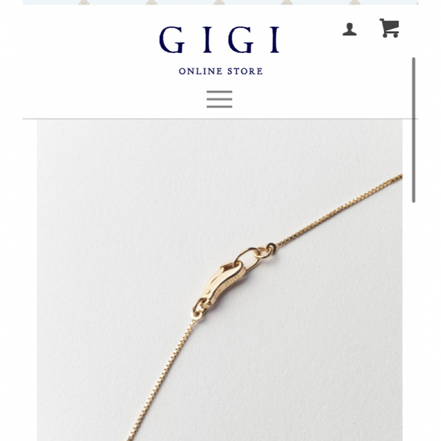 DEUXIEME CLASSE(ドゥーズィエムクラス)のgigi 18k ネックレス レディースのアクセサリー(ネックレス)の商品写真