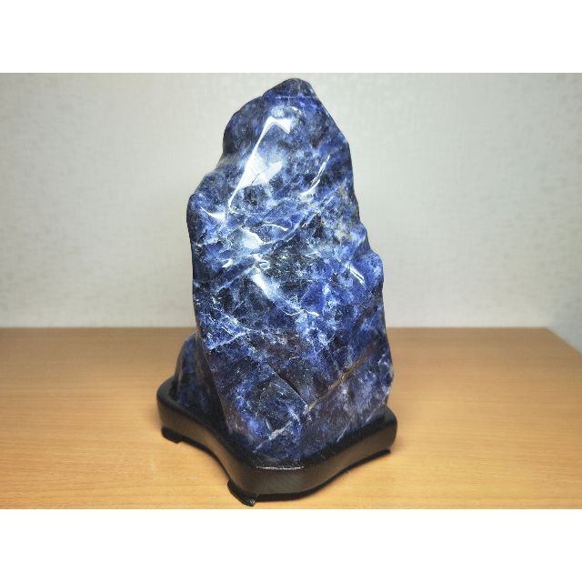 ソーダライト 290g ラピスラズリ 原石 鑑賞石 自然石 誕生石 宝石 鉱物