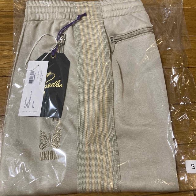 union × needles track pants beige S |