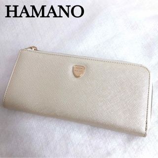 ハマノヒカクコウゲイ(濱野皮革工藝/HAMANO)の【未使用】非売品 ハマノ トワニー コラボ 長財布 レディース 高級 限定 L字(財布)