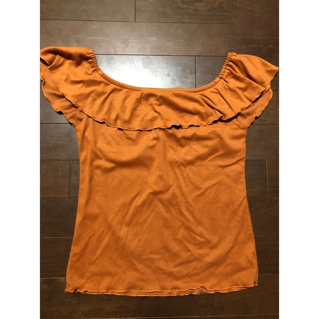 OZOC(オゾック)のトップス　ノースリーブ　オレンジ レディースのトップス(カットソー(半袖/袖なし))の商品写真