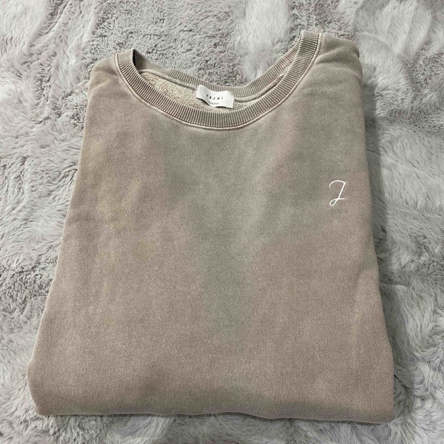 juemi Pigment Dyed Sweat ピンク