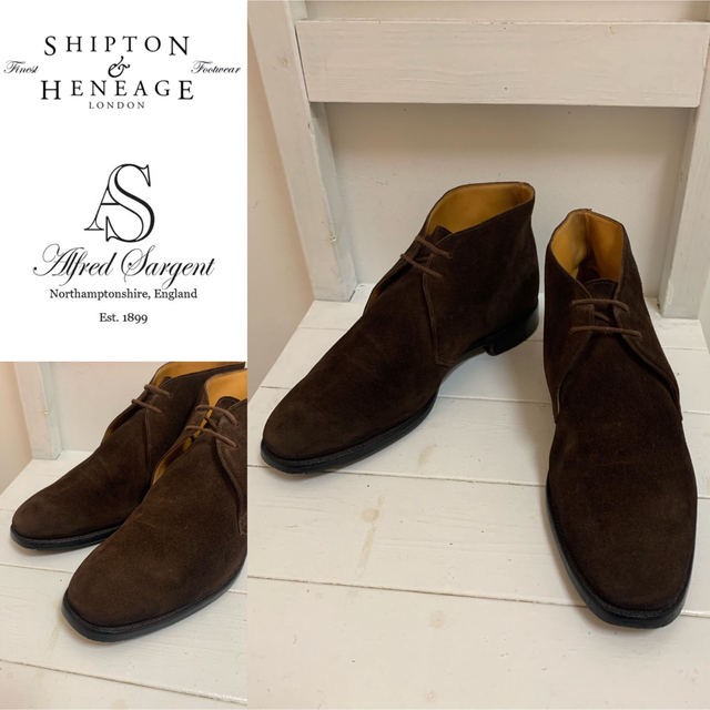SHIPTON & HENEAGE×Alfred Sargent チャッカブーツ-