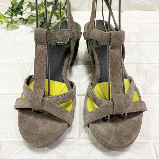 CAMPER / カンペール スエード ストラップサンダル 35(22.5cm