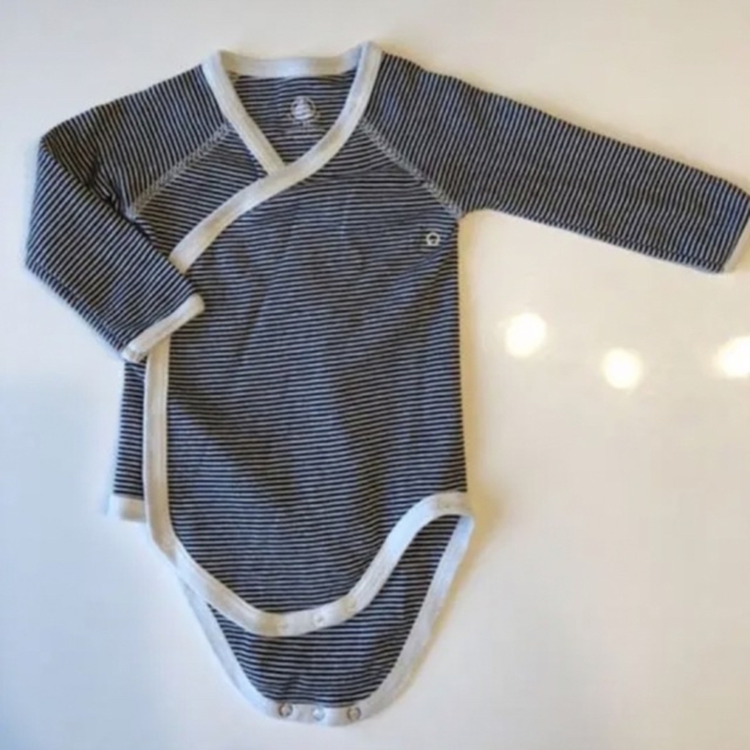 PETIT BATEAU(プチバトー)のそらさん専用　ベビースケール&PETIT BATEAU 長袖ロンパースセット キッズ/ベビー/マタニティのベビー服(~85cm)(ロンパース)の商品写真