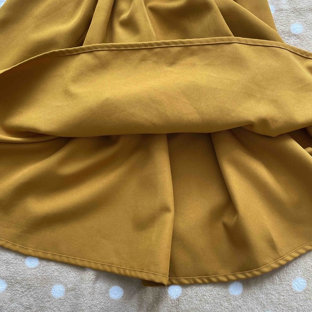 しまむら(シマムラ)のイエローフレアスカート　M レディースのスカート(ひざ丈スカート)の商品写真
