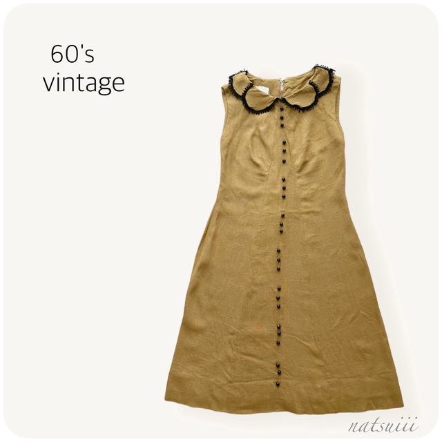 60's vintage . Kay Windsor ヴィンテージ ワンピース約44cmサイズ