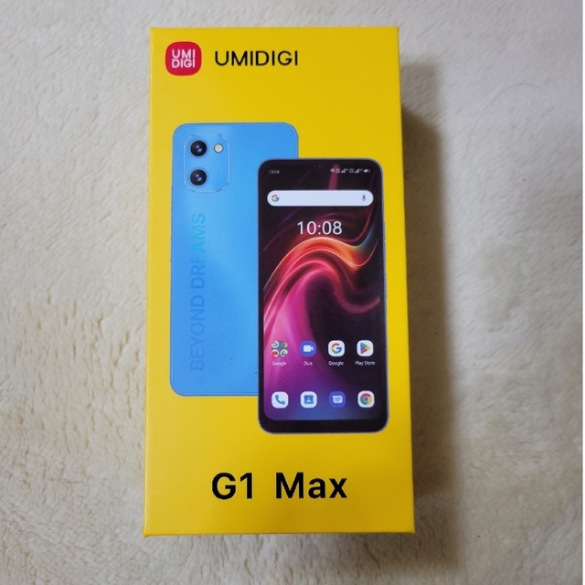 G1 Max UMIDIGI スマホ 128GB メモリ6GB MP18スマートフォン/携帯電話