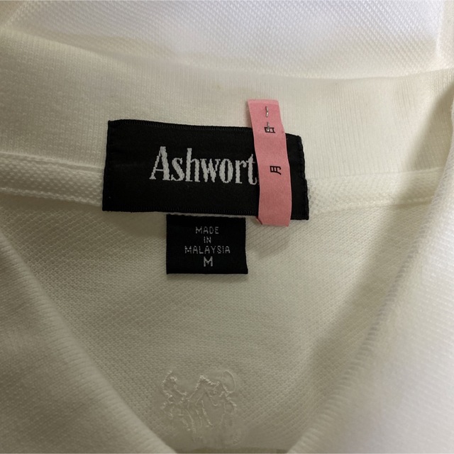 Ashworth(アシュワース)のAsworth　USオープン　ホワイトポロシャツ（実家保管品） メンズのトップス(ポロシャツ)の商品写真