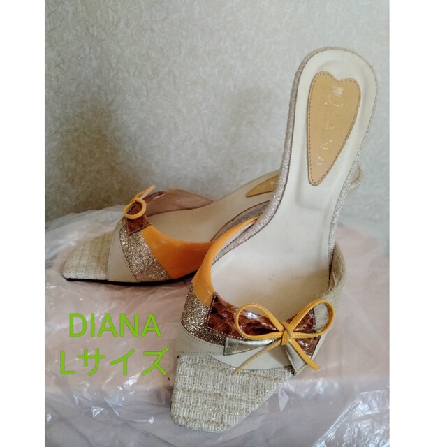 【使用回数1-2回】DIANA サンダル Lサイズ（24.0〜24.5 レディースの靴/シューズ(サンダル)の商品写真