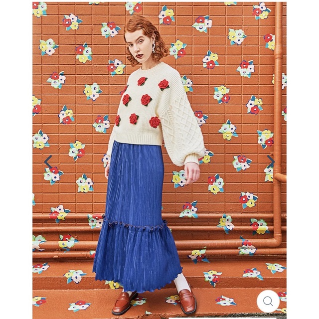 poppy tokyo カーネーションプリーツスカート