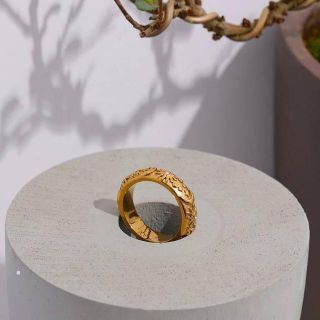 【US8/約16号】sun star moon ring RR048(リング(指輪))