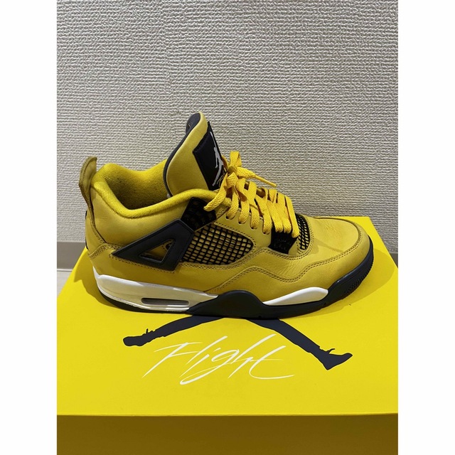 NIKE AIR JORDAN 4 "TOUR YELLOW" メンズの靴/シューズ(スニーカー)の商品写真