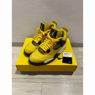 NIKE AIR JORDAN 4 "TOUR YELLOW"(スニーカー)