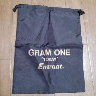 gram one toray entrant ポーチ 中古品 巾着形 袋 バッグ(ポーチ)