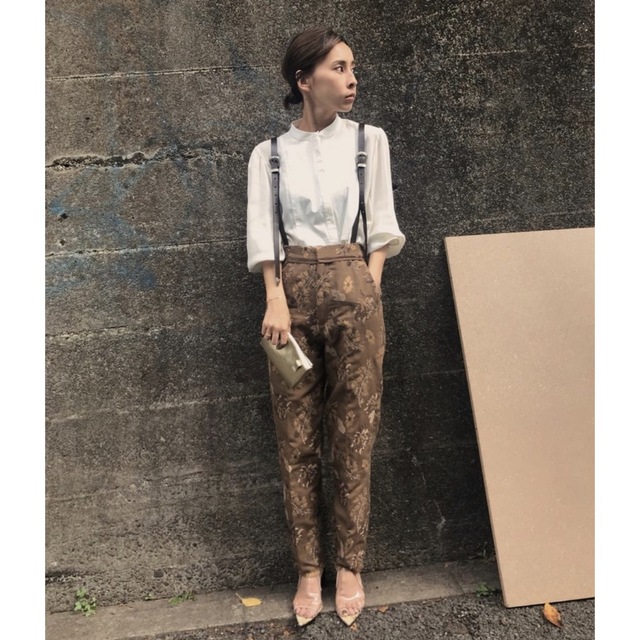 Ameri VINTAGE - 【 AMERI 】定価1万7000円 サスペンダー付きパンツの