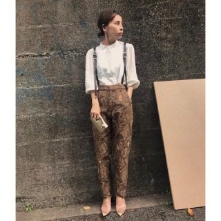 アメリヴィンテージ(Ameri VINTAGE)の【 AMERI 】定価1万7000円　サスペンダー付きパンツ(サロペット/オーバーオール)