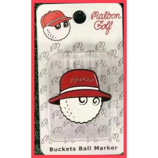 Malbon golf マルボンゴルフ クリップマーカー レッド(その他)