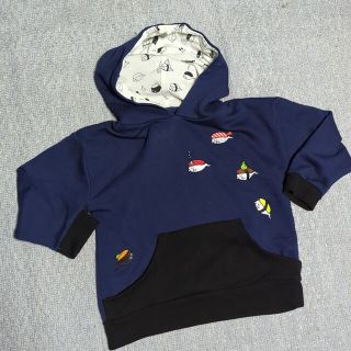 グラニフ(Design Tshirts Store graniph)のgraniph すしばけ キッズパーカー 120 美品 グラニフ(Tシャツ/カットソー)