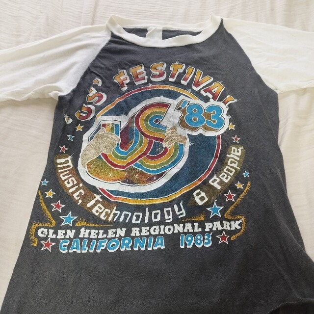 【80年代のビンテージ】THE US FESTIVAL'83フェスＴ バンドT メンズのトップス(Tシャツ/カットソー(半袖/袖なし))の商品写真