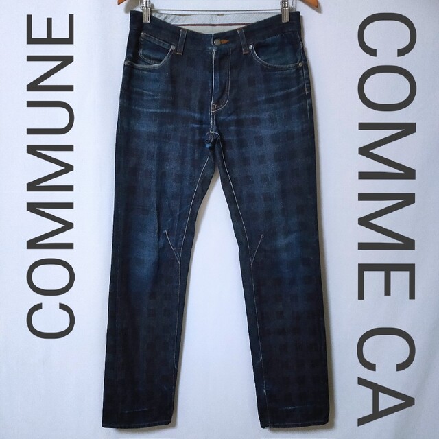 COMME CA COMMUNE(コムサコミューン)の【COMME CA COMMUNE】柄入り　ジーパン メンズのパンツ(デニム/ジーンズ)の商品写真