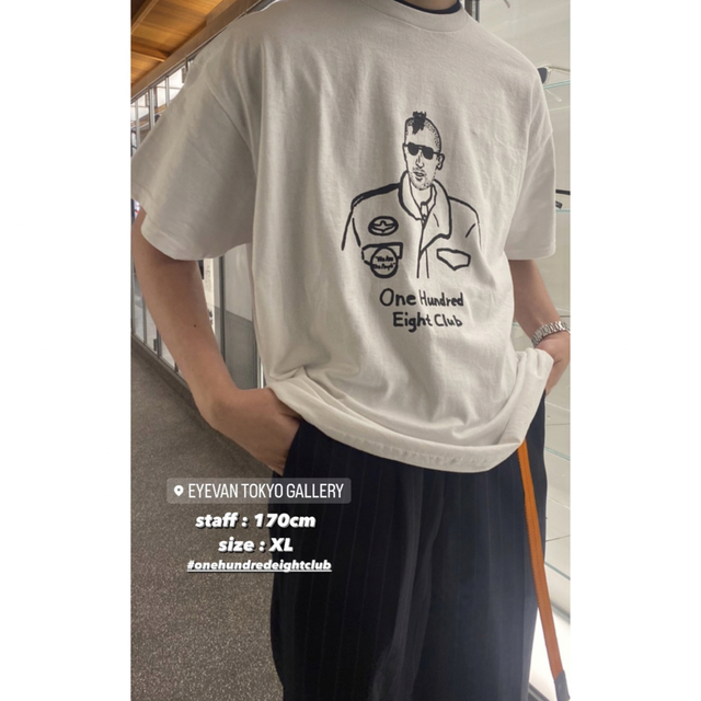 One Hundred Eight Club Tシャツ 野村訓市着用 グラフ